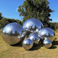 Boule miroir gonflable géante, sphère réfléchissante brillante, décoration de fête, boule disco pour mariage, festival, scène extérieure