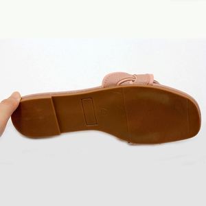 2026 Fashion New Custom Sandalias Contrast Color Flat <b>Sandals</b> for Women and Ladies - Product Image 6