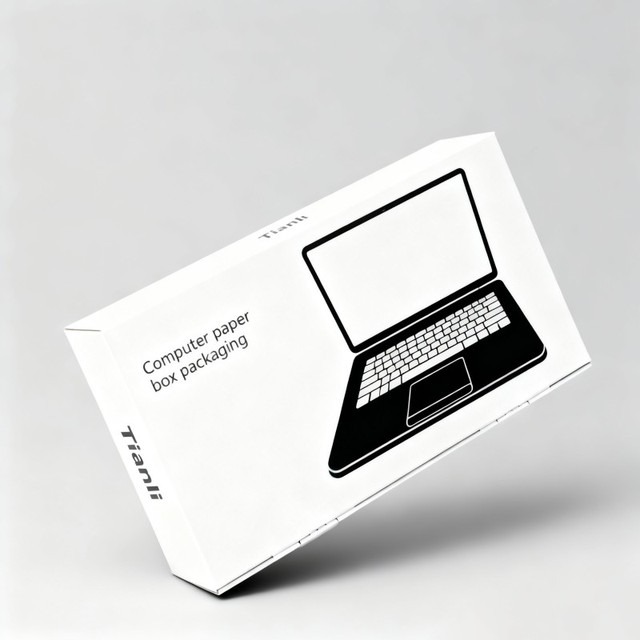 Custom Computer Shipping Box Embossing Digital Printing Eva Foam Liner Foldable Kraft Corrugated Cardboard Mailer Box for Laptop