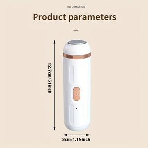 Appareil de pédicure électrique rechargeable par USB pour éliminer les peaux mortes et les callosités, avec fonction de dermabrasion, idéal pour la voiture - Product Image 3