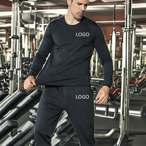 Traje de Sauna para Hombre, Pantalones y Camiseta de Neopreno con Cintura Elástica, Moldeador Corporal, Camiseta Deportiva para Adelgazar - Product Image 3