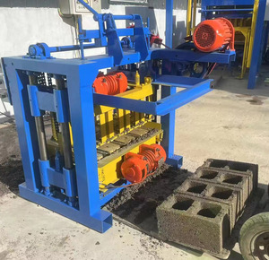 Küçük ve esnek manuel Hollow blok yapma makinesi beton çimento tuğla makineleri birbirine blok yapma makinesi - Product Image 2