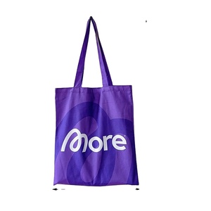 Wholesale Eco Friendly Promotional Reusable Custom logo Sublimation Printing <b>Foldable</b> <b>Shopping</b> Tote Cotton Canvas <b>Bag</b> - Product Image 2