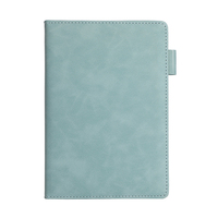 Carnet A5 à couverture rigide et logo personnalisé en cuir PU épaissi 180 feuilles Carnet cadeau Journal Agenda Agenda