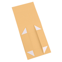 Dossiers en papier recyclé avec logo personnalisé imprimé, avec lamination mate, fermeture magnétique, emballage cadeau de luxe pour boîtes de perruques