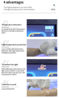 Écran couleur de 7 pouces, appareil portable d'épilation au laser à diode 808 nm, haute puissance, usage commercial