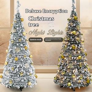 Promotion : Arbre de Noël Télescopique Pliant Lumineux en Forme de Pagode (1.5/1.8/2.1m) – Vente Directe Usine pour l'Export - Product Image 1