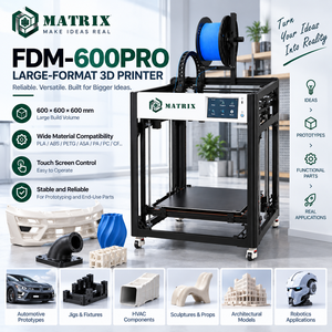 เครื่องพิมพ์ 3 มิติ FDM ขนาดใหญ่สำหรับงานอุตสาหกรรม สำหรับต้นแบบเฟอร์นิเจอร์ การออกแบบผลิตภัณฑ์ และชิ้นส่วนอเนกประสงค์ตามสั่ง - Product Image 1