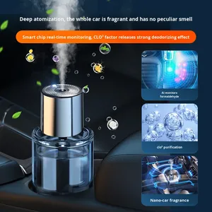 Difusor de Aromaterapia Inteligente para Automóvil con Fragancia Duradera, Purificador Automático, Eliminación de Formaldehído y Olores, Desodorización - Product Image 3