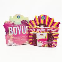 Personalizado impreso reutilizable lindo dulces Snack Gummy Candy papel de aluminio embalaje de alimentos Ziplock sellado bolsa Mylar bolsa con logotipo