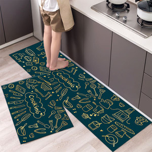 Tapis de cuisine antidérapants, lavables, absorbant l'eau, antidérapants - Product Image 6