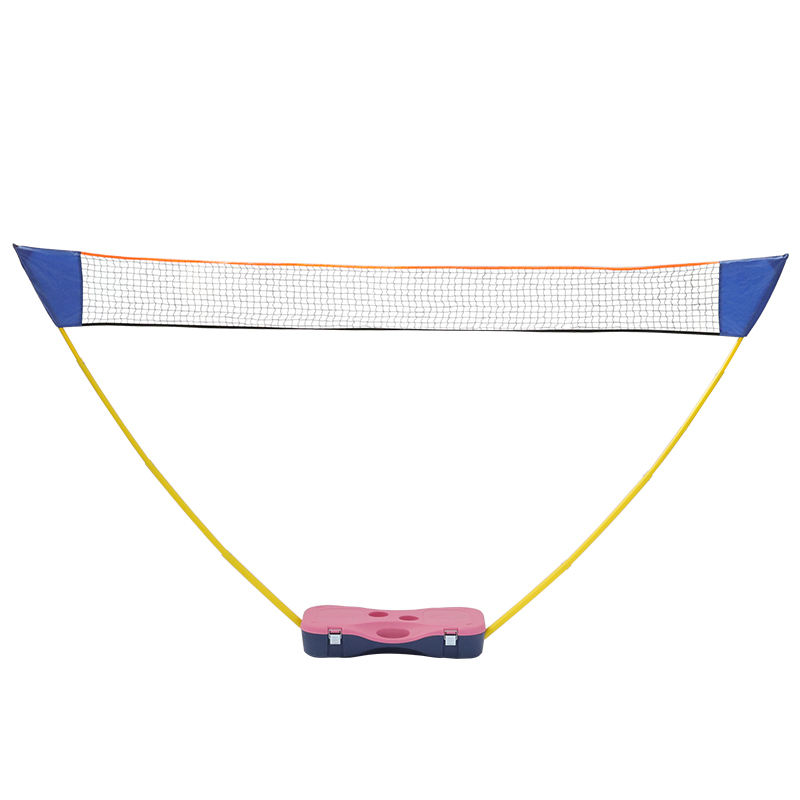 High Quality Durable Easy Setup Cheap Portable Badminton Net Set With Storage Base 2 Rackets 3 Shuttlecocks Easy Setup