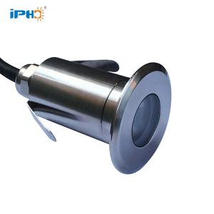 Lampe LED encastrée <span class=keywords><strong>pour</strong></span> marches et pavés, en acier inoxydable, indice <span class=keywords><strong>de</strong></span> protection IP68, 6000K, DC12V, 1W 3W - Product Image 5