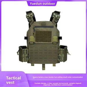 Gilet Tattico Multifunzionale per Protezione Outdoor, Impermeabile e Antivento, in Nylon 500D a Sgancio Rapido - Product Image 4