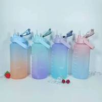 Offre Spéciale – Ensemble de 3 Bouteilles d'Eau Sportives en Plastique de 2000 ml – Nouveau Style