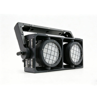 Projecteur LED COB 2 Yeux 200W RGBW 4-en-1 DMX pour Éclairage de Scène Concert Mariage Fête