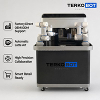 Robot collaboratif double bras CR3 pour machine à café latte automatique, robot pour latte art pour café, centre commercial, bureau, kiosque à café autonome