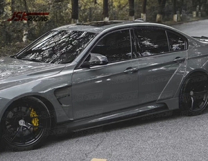 Kit de carrosserie large en FIBER de carbone, pour BMW série <span class=keywords><strong>3</strong></span> F30, 2012 — 2018 - Product Image 2