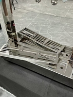 Machine à Glace Commerciale Entièrement Automatique en Acier Inoxydable 304 Haute Productivité pour 3 Saveurs - Glace aux Noix, Sirop, Eau