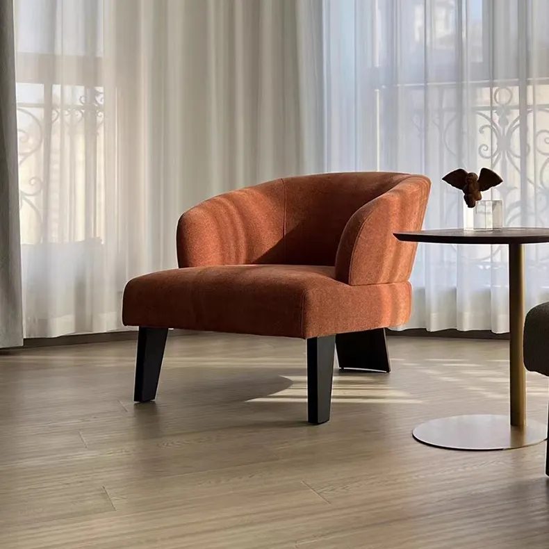 Salon moderne Fauteuil de détente confortable Fauteuil lounge accent Canapé à siège unique Chaise pour villa Mobilier de bureau à domicile