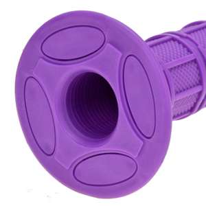 Poignée de guidon universelle en alliage d'aluminium violet 22 mm 7/8 pouces, caoutchouc souple, confort racing - Product Image 5