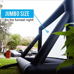 Jumbo-Pantalla de proyector inflable para cine al aire libre, pantalla de película de 20 pies