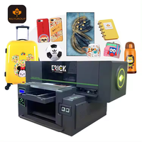 Impresora digital UV A2 para caja de teléfono Pluma de botella de vidrio Máquina de impresión plana de metal de cerámica acrílica de PVC