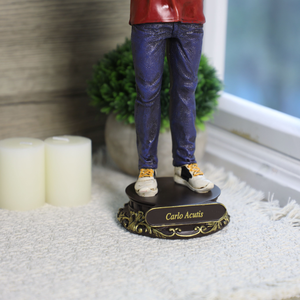 Statue Religiose Cattoliche in Resina, Articolo Cristiano di 30,5 cm di Altezza, San Carlo Acutis, Regalo Cristiano <span class=keywords><strong>Romano</strong></span> - Product Image 6