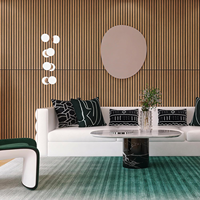 Échantillon disponible : Panneaux muraux acoustiques en MDF, lames insonorisantes, ignifuges et écologiques pour Chambre, Entrepôt, Hôtel, Salon
