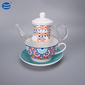 Ensembles <span class=keywords><strong>de</strong></span> vaisselle rétro vintage pour la maison, salle à manger, vaisselle et bols, assiette en céramique, théière et tasse, ensemble d'ustensiles <span class=keywords><strong>de</strong></span> cuisine - Product Image 5