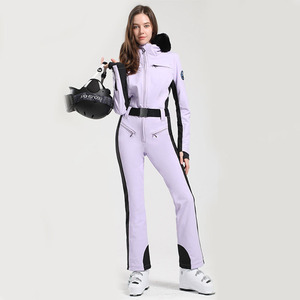 2023 Snow Clothes Women One Piece Professional Ski Suit Warm Snowboard Windproof Waterproof Female Ski Set Outdoor Ski Overalls - Product Image 2