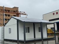 Maison conteneur modulaire préfabriquée en acier à panneaux sandwich, installation facile, petit logement, maisonnette