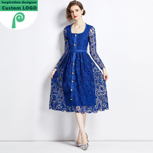 115-8583- Produttore di Abbigliamento Femminile, Vendita all'Ingrosso di Eleganti Abiti Vintage Floreali da Sera e Casual per Signore - Product Image 3