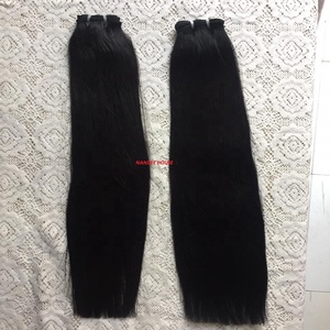 Nandee house raw virgin indian excellent class virgin semi double drawn natural hair, christmas sale hot offer - Product Image 2