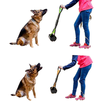Portátil duradero plegable para exteriores e interiores mango largo mascotas perro gato caca recoger limpieza mierda pala recoger Clip