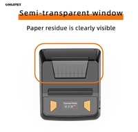 Imprimante thermique portable de 3 pouces, 80 mm, prise en charge de la connexion USB Type-C, impression sur ordinateur iOS et Android