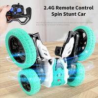 Mountain Rc Drift Racing Car Voiture de course à quatre roues à grande vitesse télécommandée double face avec rotation à 360 degrés avec musique