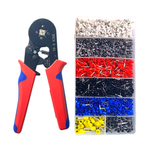 Kit d'outils de réseau : Pince à sertir les cosses tubulaires HSC8 6-4A, ensemble de pinces à sertir - Product Image 1