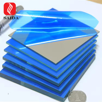 NOUVEAU Miroir solaire extérieur OEM à surface frontale avec film en aluminium et revêtement SiO2, matériau en verre à réflexion de 85 %+