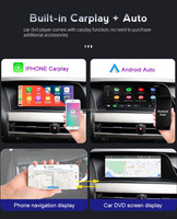 Radio Android de 12.3 Pulgadas con GPS y Navegación para Pantalla de Reproductor, Carplay, DSP, MP3, Transmisor FM, Mirror Link para Lexus RX350 2009-2014