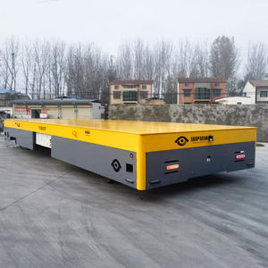 Chariot de transfert de charge lourd autopropulsé de 100 tonnes avec 4 roues en caoutchouc pour la manutention de pièces métalliques - Product Image 3