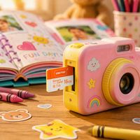 Carte mémoire TF 4 Go 8 Go 16 Go 32 Go 64 Go 128 Go U3 Haute Vitesse Vente en Gros pour Appareil Photo Enfant Stockage Photos Enfants Modèle SPI