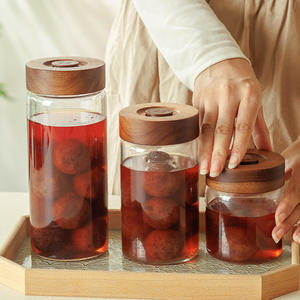 YOLOWE HOME Contenedor de decapado de vidrio Tarro de chucrut de vidrio reutilizable Tarro de vidrio <span class=keywords><strong>Fido</strong></span> para chucrut casero - Product Image 5