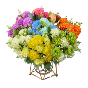 Fleurs artificielles de chrysanthème en soie, branche de 30 cm à 100 cm, multicolores, décoration intérieure, accessoires de mariage, photographie - Product Image 5