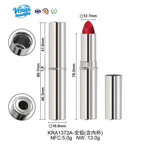 Contenitore personalizzato per rossetto in alluminio e argento, - Product Image 4