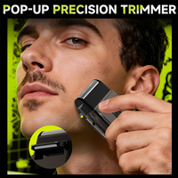 Mini-tondeuse à cheveux et rasoir à grille, rasoir électrique portable pour hommes, étanche IPX6