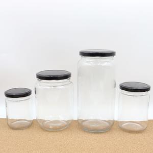 Vente en Gros 30ML - 1000ML Bocal en Verre Rond pour <span class=keywords><strong>Miel</strong></span>, Récipient Alimentaire, Pot à Cornichons avec Couvercle Métallique - Product Image 5
