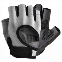 Gants de sport Vilico en polyester à demi-doigts, antidérapants, respirants, absorbant les chocs, légers, avec fermeture à boucle, unisexes, pour la gym et le fitness