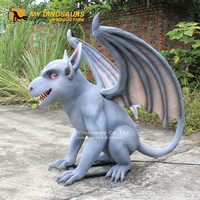 My-Dino FAA007 Robotik Kanatlı Animatronik Canavar, Eğlence Parkı için Uzaktan Kumandalı