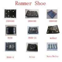 Sepatu Rammer 11 inci 280MM untuk SRV66 10001478 sepatu Jack Rammer lompat 4 Tak